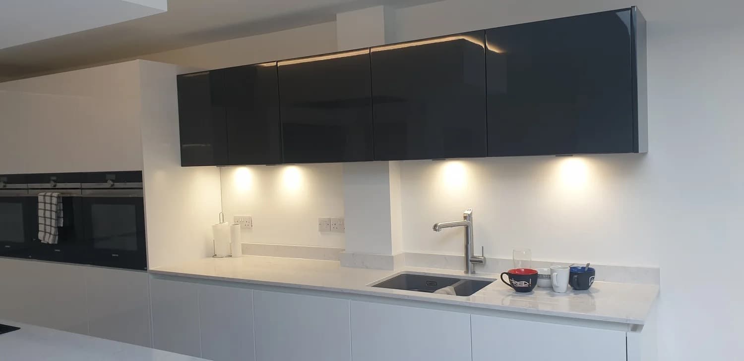 Kitchen lighting in Hadleigh