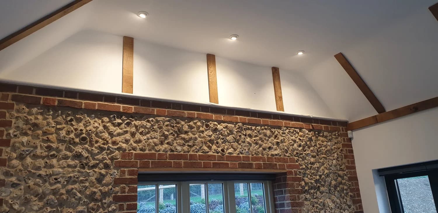Spotlight installation in Saffron Walden
